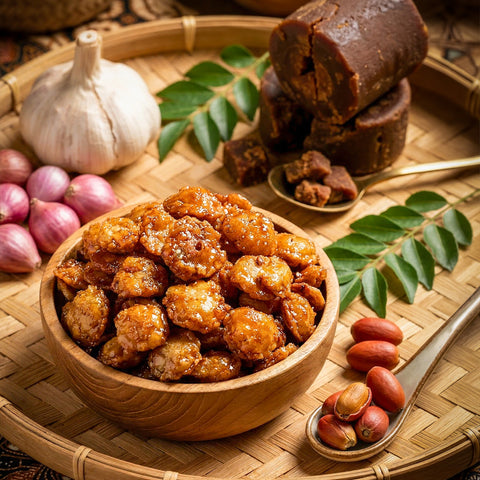 Emping Manis Pedas (Sweet & Spicy Caramelized Gnetum Gnemon)