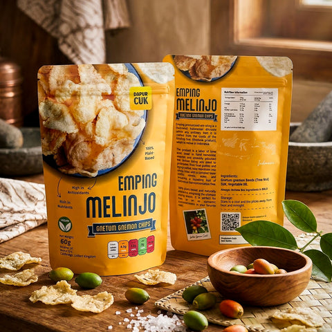 Emping Asin (Lightly salted Emping Chips)